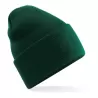 Bonnet à large revers en polyester recyclé, tricot double épaisseur