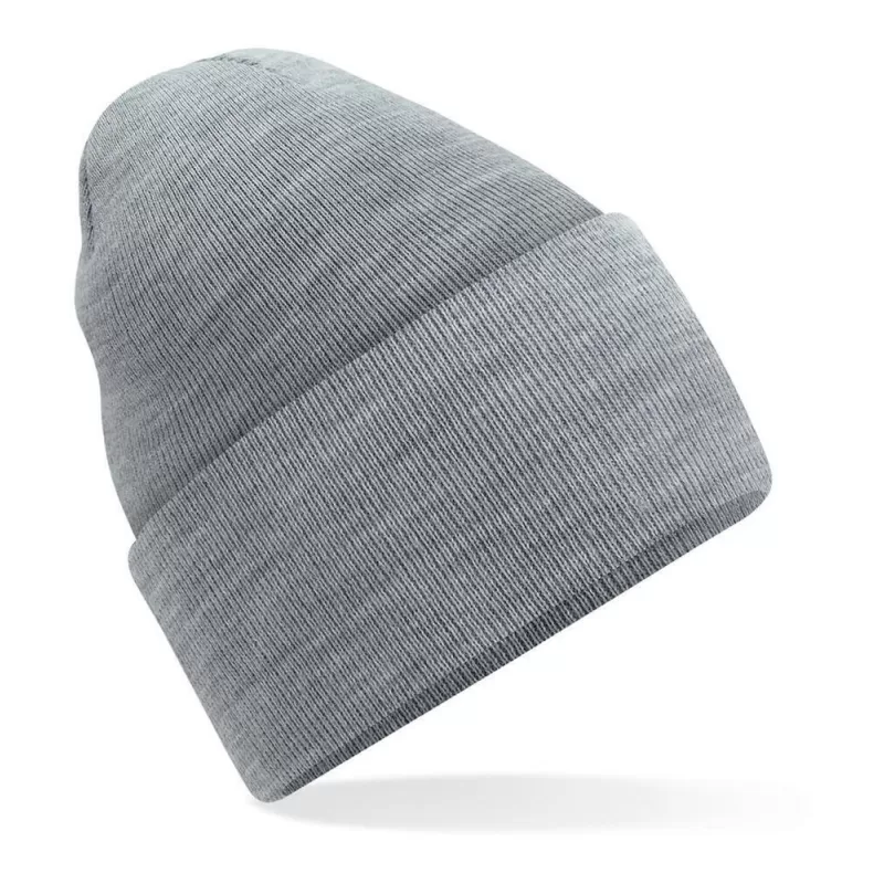 Bonnet à large revers en polyester recyclé, tricot double épaisseur
