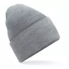 Bonnet à large revers en polyester recyclé, tricot double épaisseur