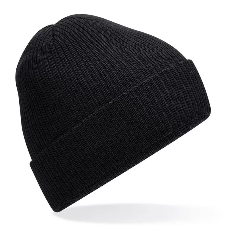 Bonnet en maille côtelée polylana recyclé, double épaisseur