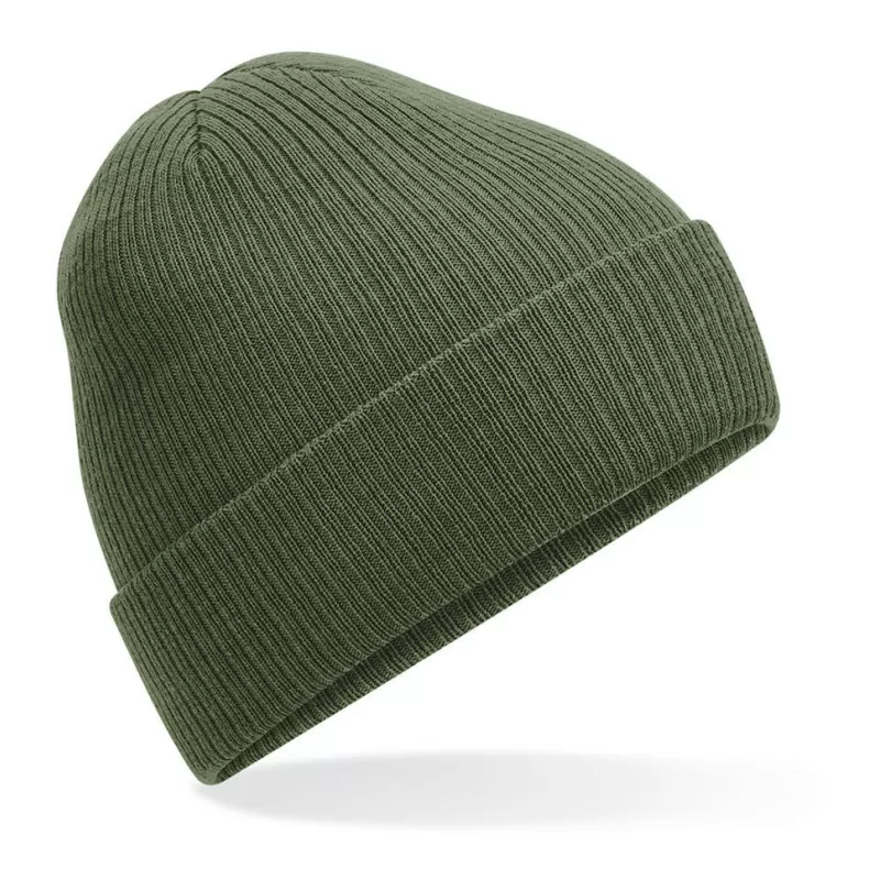 Bonnet en maille côtelée polylana recyclé, double épaisseur