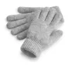 Gants en maille côtelée doublés haut de gamme doux au toucher, revers à mailles