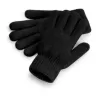Gants en maille côtelée doublés haut de gamme doux au toucher, revers à mailles