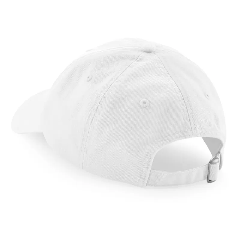 Casquette 6 panneaux en coton bio, profil bas, sangle de serrage avec boucle réglable