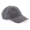 Casquette 6 panneaux en coton bio, profil bas, sangle de serrage avec boucle réglable