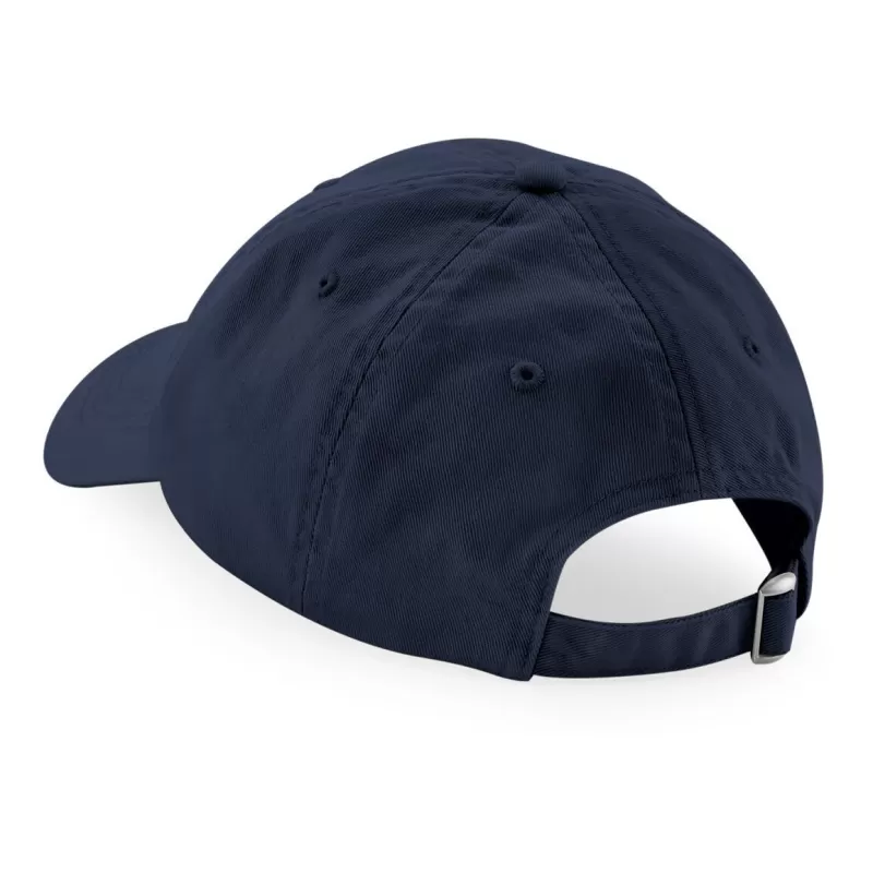 Casquette 6 panneaux en coton bio, profil bas, sangle de serrage avec boucle réglable