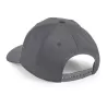 Casquette 6 panneaux, visière incurvée, œillets cousus, ajustable par patte, 240 g/m²