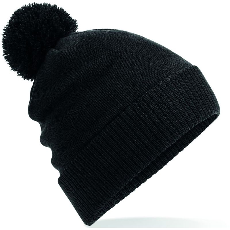 Bonnet thermique avec pompon doublé en micropolaire