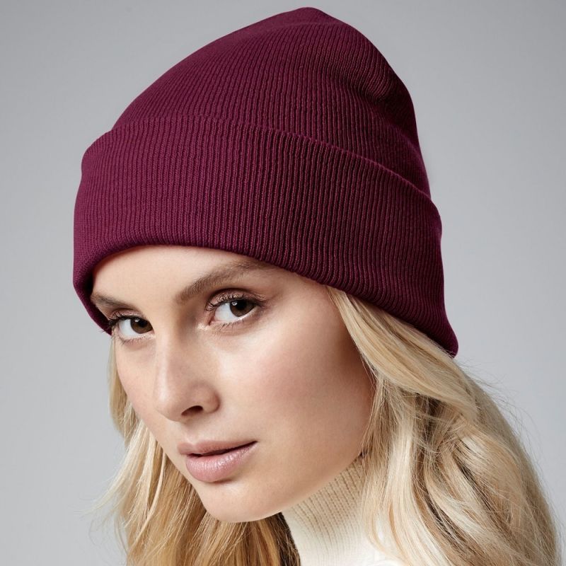 Bonnet doublé à revers en coton biologique, léger et respirant