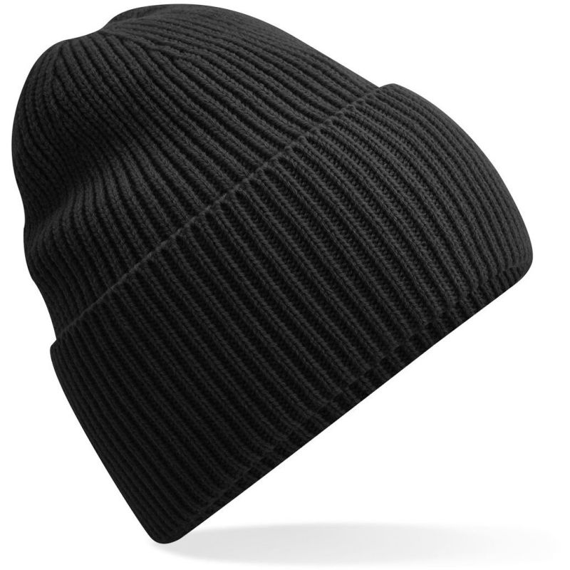 Bonnet à revers oversize polyester recyclé, simple épaisseur