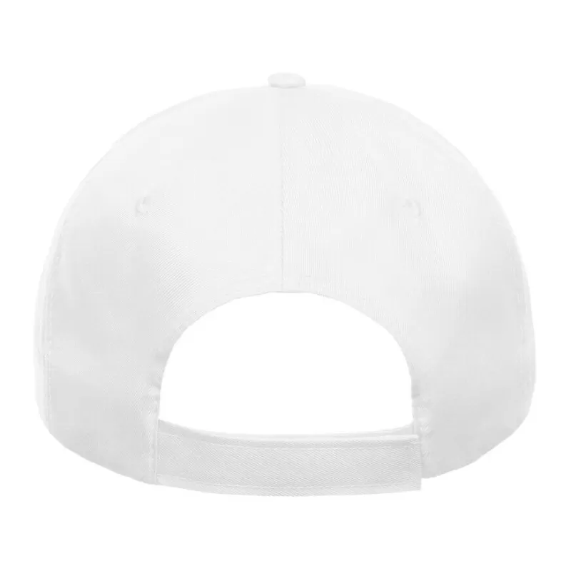 Casquette baseball 5 pans en polyester recyclé, visière courbée, 220 g/m²