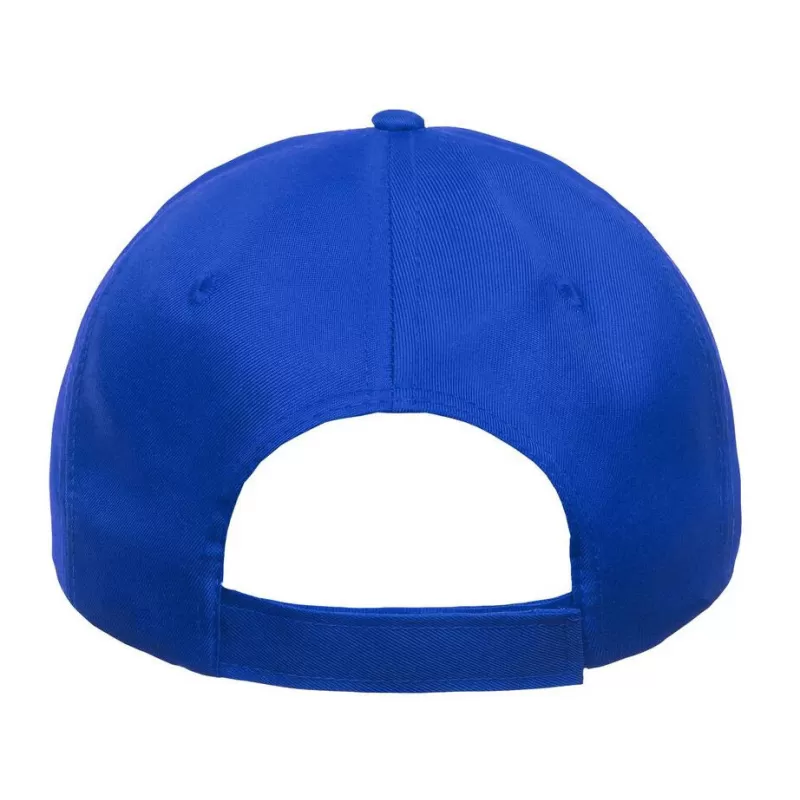 Casquette baseball 5 pans en polyester recyclé, visière courbée, 220 g/m²