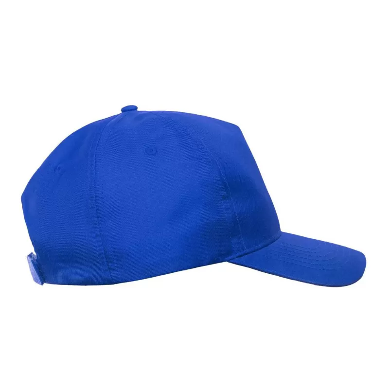Casquette baseball 5 pans en polyester recyclé, visière courbée, 220 g/m²