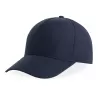 Casquette baseball 5 pans en polyester recyclé, visière courbée, 220 g/m²