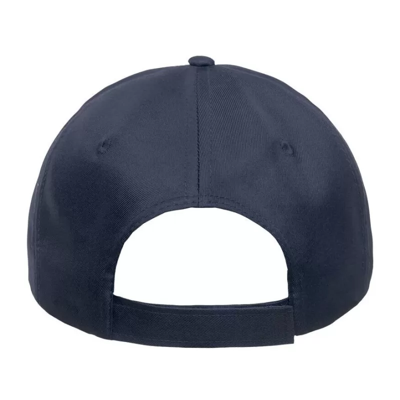 Casquette baseball 5 pans en polyester recyclé, visière courbée, 220 g/m²
