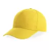 Casquette baseball 5 pans en polyester recyclé, visière courbée, 220 g/m²