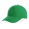 Casquette baseball 5 pans en polyester recyclé, visière courbée, 220 g/m²
