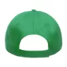 Casquette baseball 5 pans en polyester recyclé, visière courbée, 220 g/m²