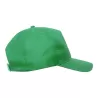 Casquette baseball 5 pans en polyester recyclé, visière courbée, 220 g/m²