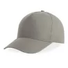 Casquette baseball 5 pans en polyester recyclé, visière courbée, 220 g/m²
