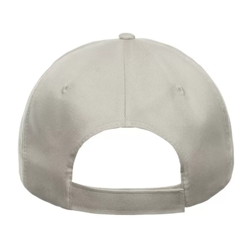 Casquette baseball 5 pans en polyester recyclé, visière courbée, 220 g/m²