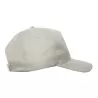 Casquette baseball 5 pans en polyester recyclé, visière courbée, 220 g/m²