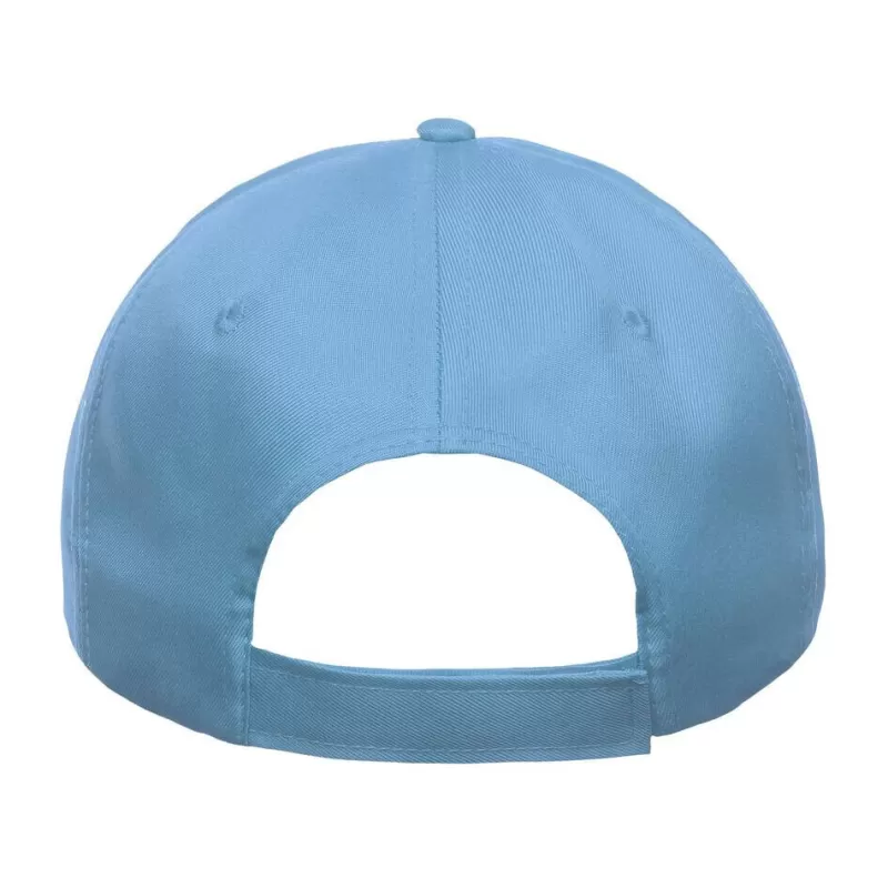 Casquette baseball 5 pans en polyester recyclé, visière courbée, 220 g/m²