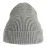 Bonnet en polyester recyclé Andy Beanie, maille fine, avec rabat, 82 g/m²