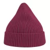 Bonnet en polyester recyclé Andy Beanie, maille fine, avec rabat, 82 g/m²
