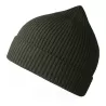 Bonnet en polyester recyclé Andy Beanie, maille fine, avec rabat, 82 g/m²