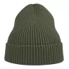 Bonnet en polyester recyclé Andy Beanie, maille fine, avec rabat, 82 g/m²