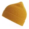 Bonnet en polyester recyclé Andy Beanie, maille fine, avec rabat, 82 g/m²
