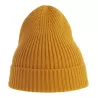 Bonnet en polyester recyclé Andy Beanie, maille fine, avec rabat, 82 g/m²