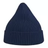 Bonnet en polyester recyclé Andy Beanie, maille fine, avec rabat, 82 g/m²