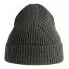 Bonnet en polyester recyclé Andy Beanie, maille fine, avec rabat, 82 g/m²