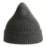 Bonnet en polyester recyclé Andy Beanie, maille fine, avec rabat, 82 g/m²