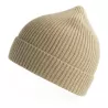 Bonnet en polyester recyclé Andy Beanie, maille fine, avec rabat, 82 g/m²