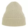 Bonnet en polyester recyclé Andy Beanie, maille fine, avec rabat, 82 g/m²
