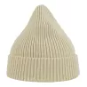 Bonnet en polyester recyclé Andy Beanie, maille fine, avec rabat, 82 g/m²