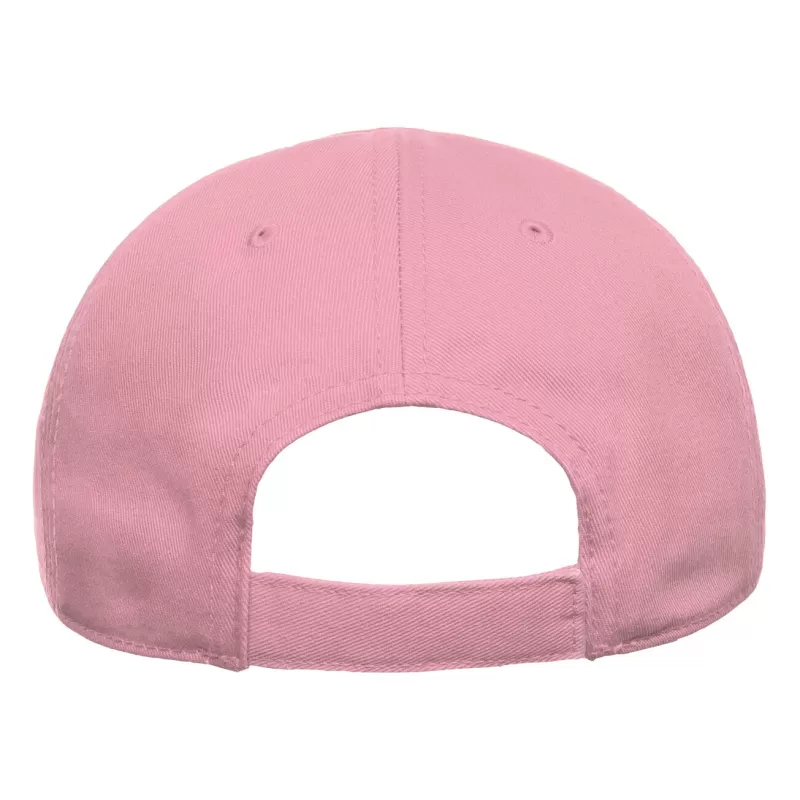 Casquette enfant 6 pans en coton bio, visière incurvée, fermeture Velcro, 270 g/m²