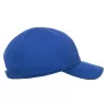Casquette enfant 6 pans en coton bio, visière incurvée, fermeture Velcro, 270 g/m²