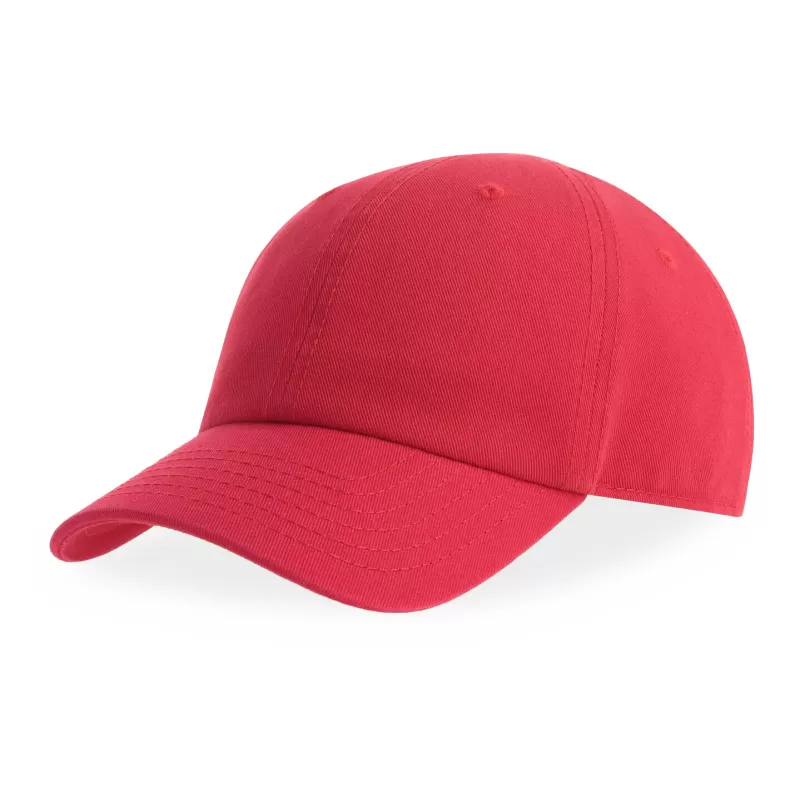 Casquette enfant 6 pans en coton bio, visière incurvée, fermeture Velcro, 270 g/m²
