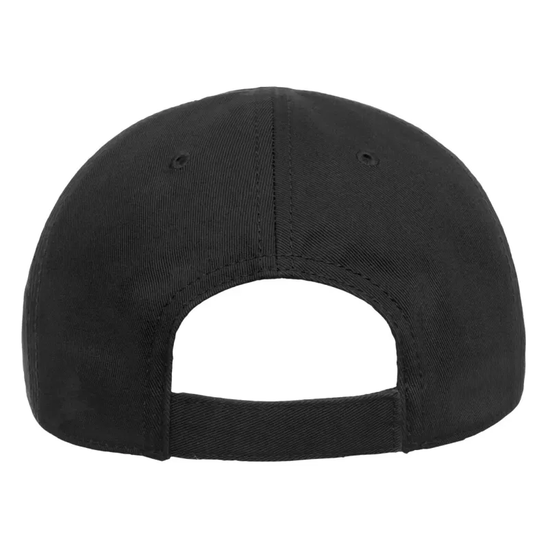 Casquette enfant 6 pans en coton bio, visière incurvée, fermeture Velcro, 270 g/m²