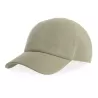 Casquette enfant 6 pans en coton bio, visière incurvée, fermeture Velcro, 270 g/m²