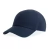 Casquette enfant 6 pans en coton bio, visière incurvée, fermeture Velcro, 270 g/m²