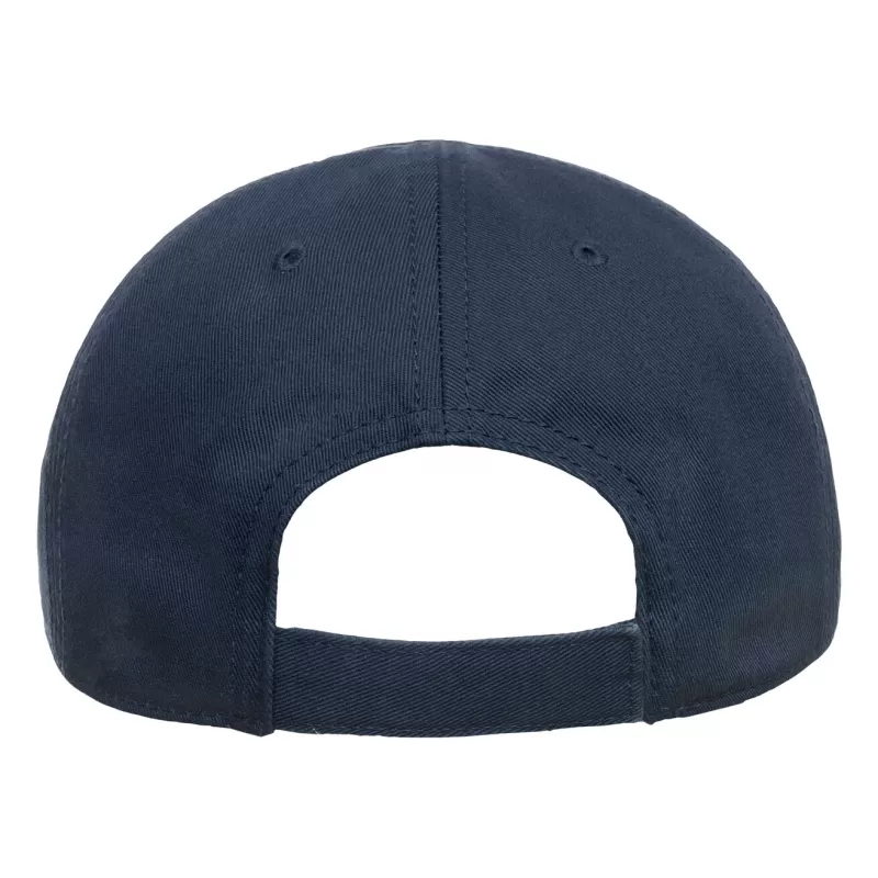 Casquette enfant 6 pans en coton bio, visière incurvée, fermeture Velcro, 270 g/m²