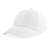 Casquette 6 pans en coton bio déstructurée avec visière incurvée, 270 g/m²