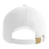 Casquette 6 pans en coton bio déstructurée avec visière incurvée, 270 g/m²