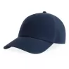 Casquette 6 pans en coton bio déstructurée avec visière incurvée, 270 g/m²