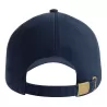 Casquette 6 pans en coton bio déstructurée avec visière incurvée, 270 g/m²